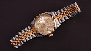 Rolex Datejust 16013 Tapestry Dial quotAmerican Psychoquot Review [upl. by Gilmore]