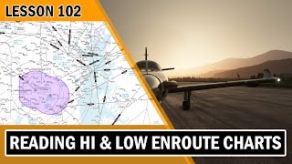 102  Navigraph Understanding High amp Low Enroute Charts Tutorial in MS FS 2020 Navaids Airways [upl. by Birchard]