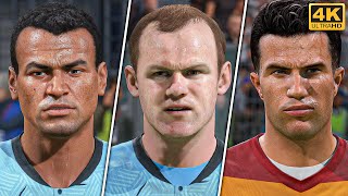 FIFA 22 ALL 105 ICON FACES in 4K Base Middle Prime  Rooney Cafu Ronaldo Zidane etc [upl. by Lemmueu605]