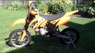 How To Change the oil on a KTM 85sx [upl. by Fai]