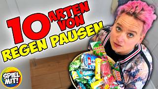 10 Arten von Regen Pausen 🌧️ Mega lustig [upl. by Koziara]