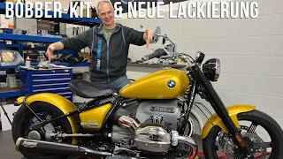 Original BMW R18 BobberKit Anbau Teil 2 Anbau  neue Lackierung [upl. by Roti]