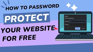 How To Password Protect Your Website For Free  htaccess and htpasswd [upl. by Albemarle]