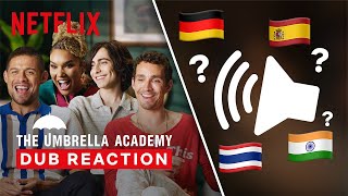 Can The Umbrella Academy Cast Guess the TUA Dub  Netflix [upl. by Kaja]