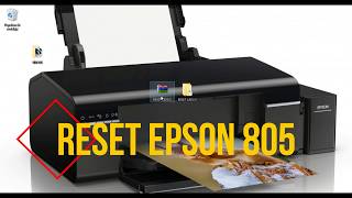 Epson l805 resetter and Adjustment Program download full crack [upl. by Wynnie]