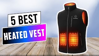 TOP 5 BEST HEATED JACKETS ON AMAZON 2024  BEST HEATED VEST [upl. by Safir94]