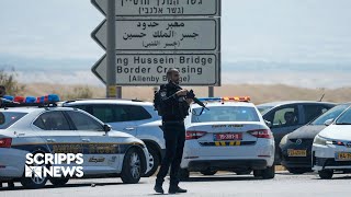 3 Israelis killed at Allenby Bridge border crossing between West Bank and Jordan [upl. by Nodnyl]