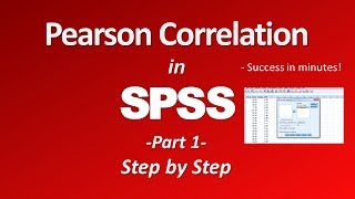 Pearson r Correlation in SPSS  How to Calculate and Interpret Part 1 [upl. by Nurat]