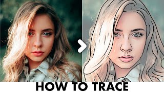 How to TRACE in Procreate [upl. by Silbahc914]