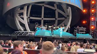 Jess Glynne  Rather Be ft Clean Bandit  Live  Ricoh Arena Coventry  04062019 [upl. by Siramed494]