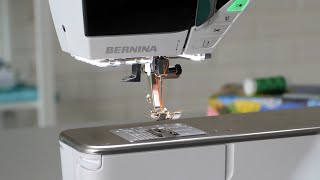 How to thread a BERNINA sewing machine – threading the upper thread correctly [upl. by Yddur119]