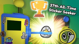 Finishing StickerSeeker Quest Machine Rank 100  37 All Time StickerSeeker  Bee Swarm Simulator [upl. by Noryb695]