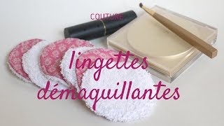 Coudre des lingettes démaquillantes [upl. by Hughmanick622]