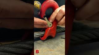 Installing a Latch Kit for a Choker Sling Hook [upl. by Corbet895]