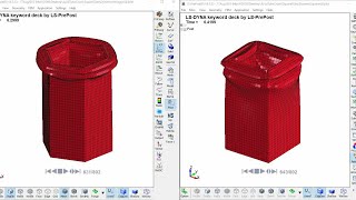 LSDYNA TUTORIAL 12 Static and Dynamic Axial Tube Crush [upl. by Nauqram537]