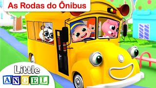 As Rodas do Ônibus Giram Giram  Clássico Infantil do Little Angel Português [upl. by Goddard]