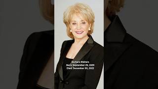 Barbara Walters Achieved So Much On Television🕊️barbarawalters television fy shorts news icon [upl. by Kolb]