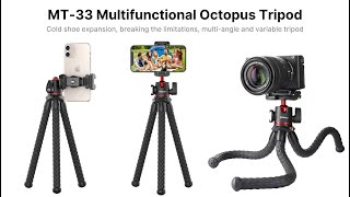 Ulanzi MT33 Octopus Tripod with Cold Shoe [upl. by Anemix369]