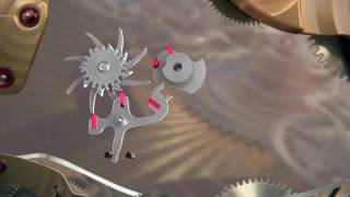 Omega CoAxial Escapement Explained [upl. by Ailegna]