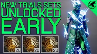 I UNLOCKED ALL 3 NEW TRIALS ARMOR SETS EARLY  Destiny 2 Season Of The Witch [upl. by Eanwahs]