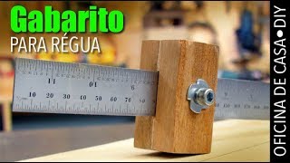 Gabarito para régua  Graminho DIY oficinadecasa [upl. by Iaht]