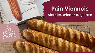 Dieses Baguette gelingt daheim  Pain Viennois  Wiener Baguette [upl. by Hanonew]