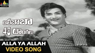 Alibaba 40 Donaglu Songs  Alla Ya Alla Video Song  NTR Jayalalitha  Sri Balaji Video [upl. by Sophi]