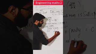 EXACT DIFFERENTIAL EQUATION ENGINEERING MATHEMATICS m2 sppu [upl. by Eixor]