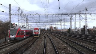 Cabview 4K Coradia Lint 41 648 7176 REX 1441 Bratislava hlst  Komárno  sound  16012024 [upl. by Nylirrehs]