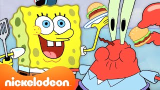 Bob Esponja  60 MINUTOS no Siri Cascudo 🍔  Nickelodeon em Português [upl. by Cheria]