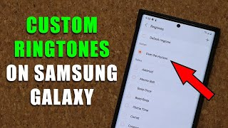 How to Set ANY Song as Custom Ringtone on your Samsung Galaxy Smartphone [upl. by Eelloh]