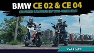 BMW CE 02 amp CE 04  Charged Bavarian EV TwoWheelers [upl. by Suirauqram]