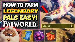 How To Farm Legendary Pals In Palworld Guide  Jetragon Frostallion Necromus amp Paladius [upl. by Ecenahs682]