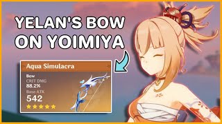 I used Yelans Bow on Yoimiya  Genshin Impact [upl. by Julita]