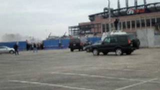 Final piece of Shea Stadium demolition 21809 mets old home is gone [upl. by Hanschen]