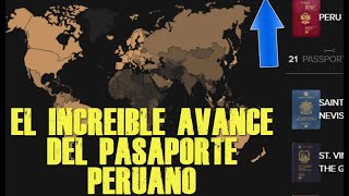 EL SORPRENDENTE AVANCE DEL PASAPORTE PERUANO EN EL RANKING MUNDIAL [upl. by Marybelle]