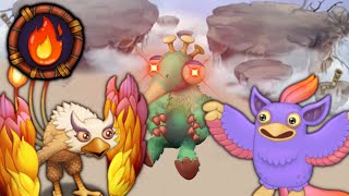 Fire element on Air Island  My Singing Monsters Whatif [upl. by Liris461]