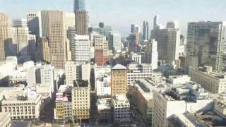 World Famous High Speed Glass Elevators at the Westin St Francis Pacific Tower San Francisco [upl. by Ulphiah]