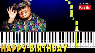 Naza  Happy Birthday  Piano Cover Tutorial Paroles Instru [upl. by Brookner4]