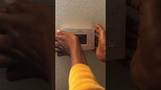 How to replace batteries on EMERSON THERMOSTAT [upl. by Farnsworth]