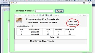 How to add print date or current date with formatddmmyyyy in report RDLC in C or VBnet [upl. by Cooperstein]