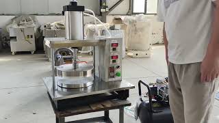 tortilla press machine  lumpia wrapper machine  flat bread machine [upl. by Thibaut]