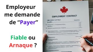 Employeur me demande de payer pour membaucher  Emploi fiable ou arnaque  🇨🇦  Langage algérien 🇩🇿 [upl. by Calie950]