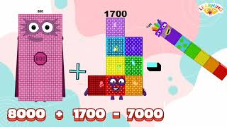 NUMBERBLOCKS ADDITION AND SUBTRACTION BY BODMAS  OPERATIONAL ORDERS  learning city [upl. by Deland]