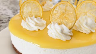 No Bake Lemon Cheesecake  Lemon Cheesecake Recipe [upl. by Cindee]