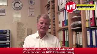 Friedrich Preuß Kommunalpolitische Arbeit der NPD in Helmstedt [upl. by Ojaras]