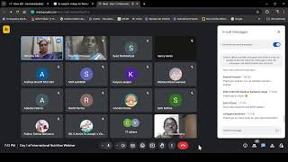 Day 1 of Nutrition Webinar [upl. by Ottie]