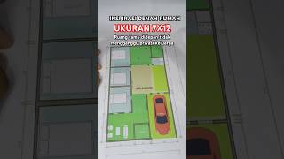 Denah rumah satu lantai ukuran 7x12 Semoga bisa bermanfaat untuk temanteman denah7x12 [upl. by Gorga]