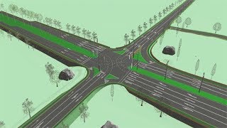 CIVIL DESIGNER Software How to design an intersection Part1 [upl. by Bolanger]