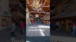 🐺 stayed 2 nights at Great Wolf Lodge vacation greatwolflodge [upl. by Mayap506]